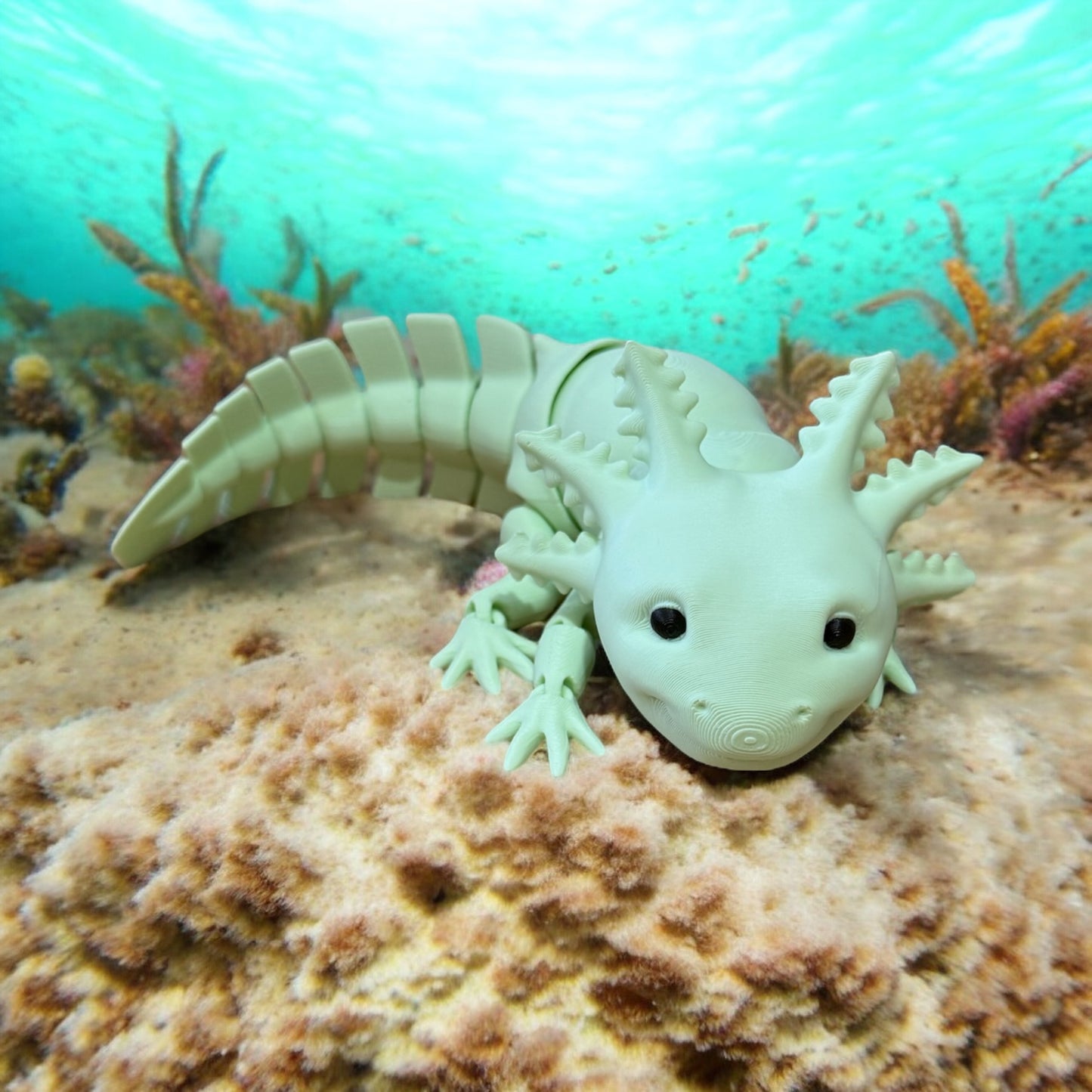 Adorable Articulated Axolotl