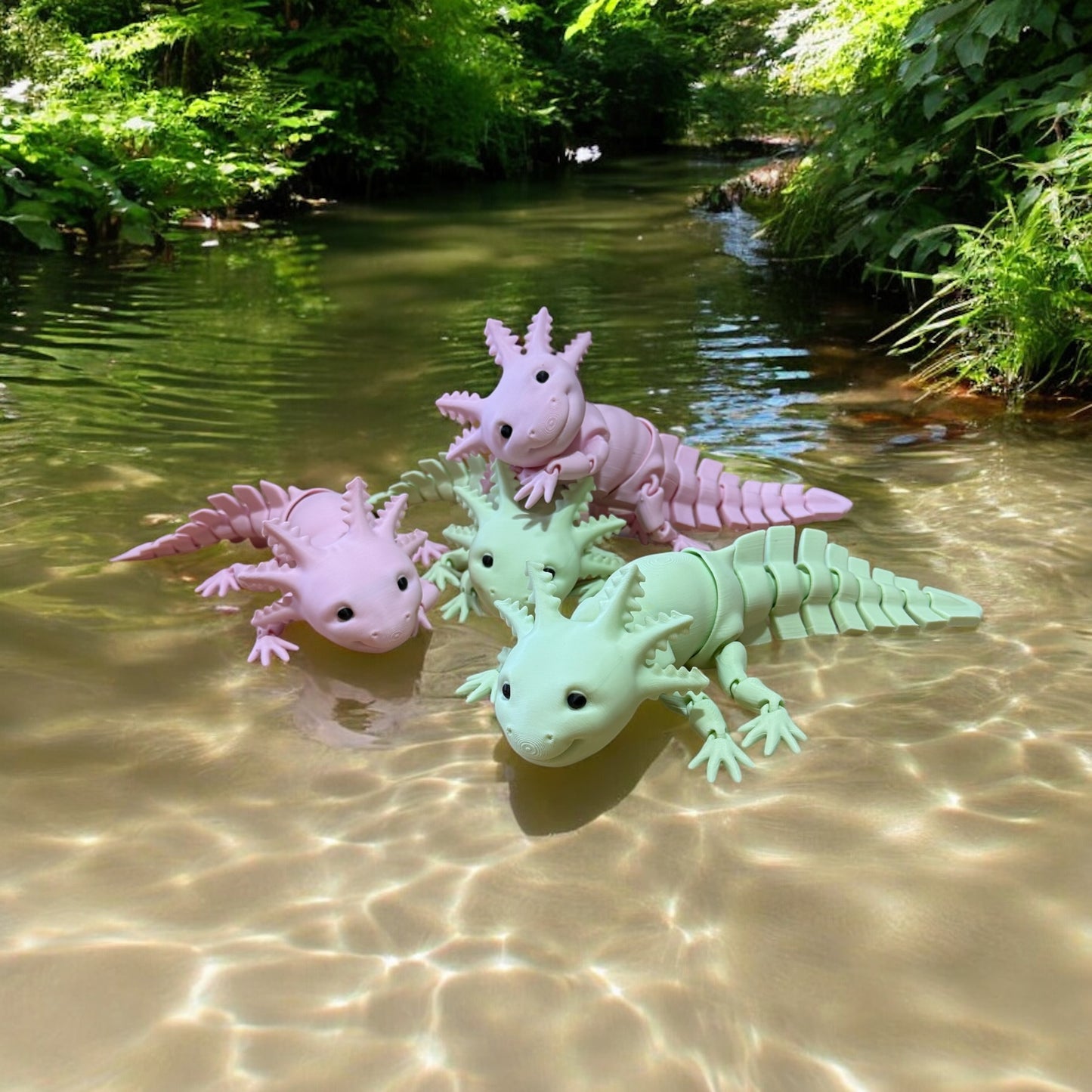 Adorable Articulated Axolotl