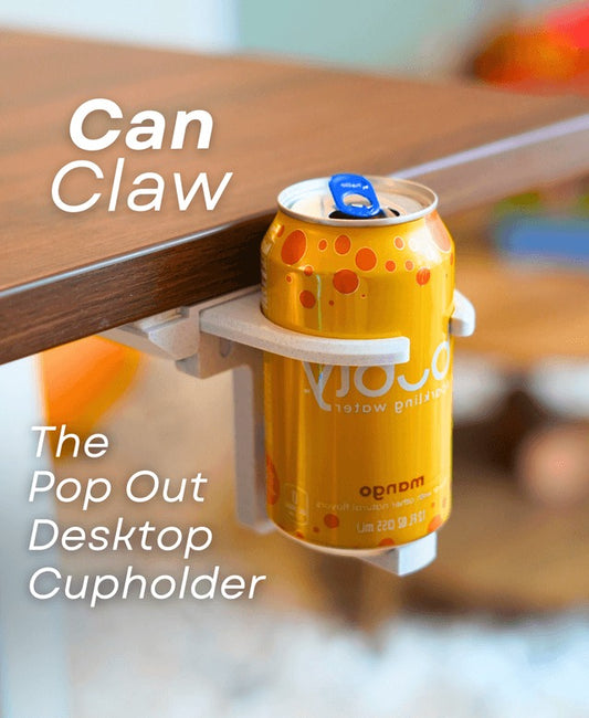 Can Claw - Fold Out Desk Cupholder